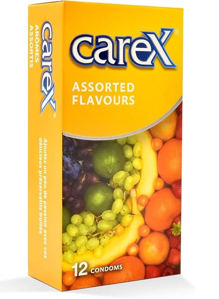 Assorted Flavours Condoms | Delicious Fruity Sensation | 12 Count