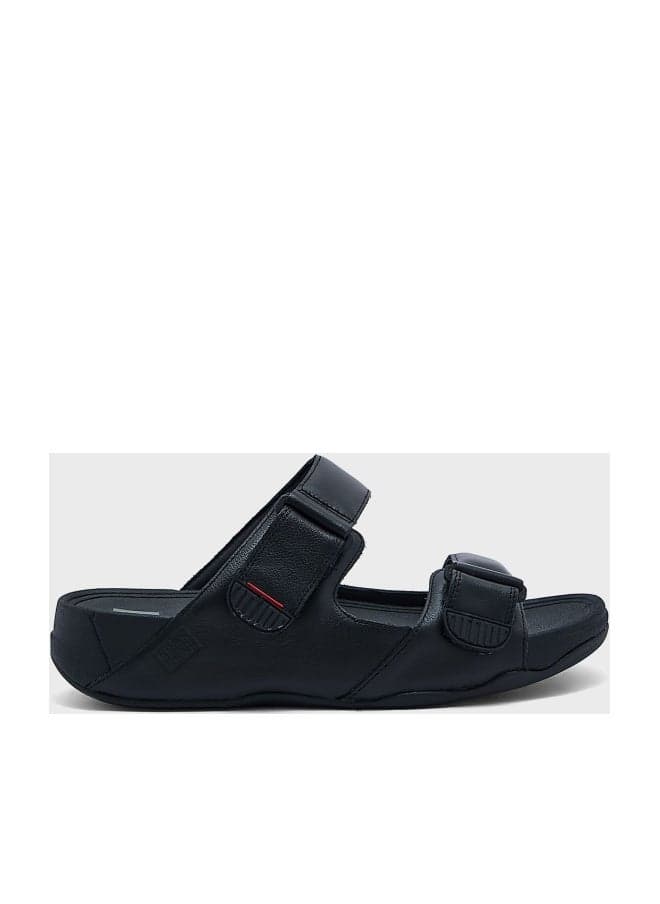 GOGH Mens Leather Comfort Sandals