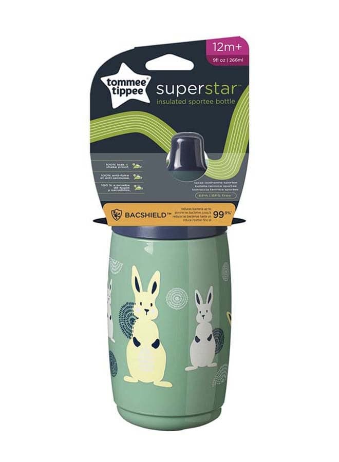 Pack of 1 Insulated Sportee Water Bottle For Babies, 12M+, 266 ML, Assorted