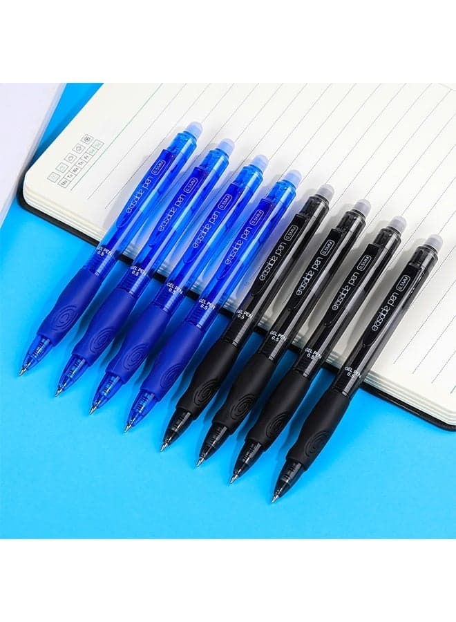 6PC blue 6PC black erasable pens in a box gel pen easy erasable pen large capacity pen