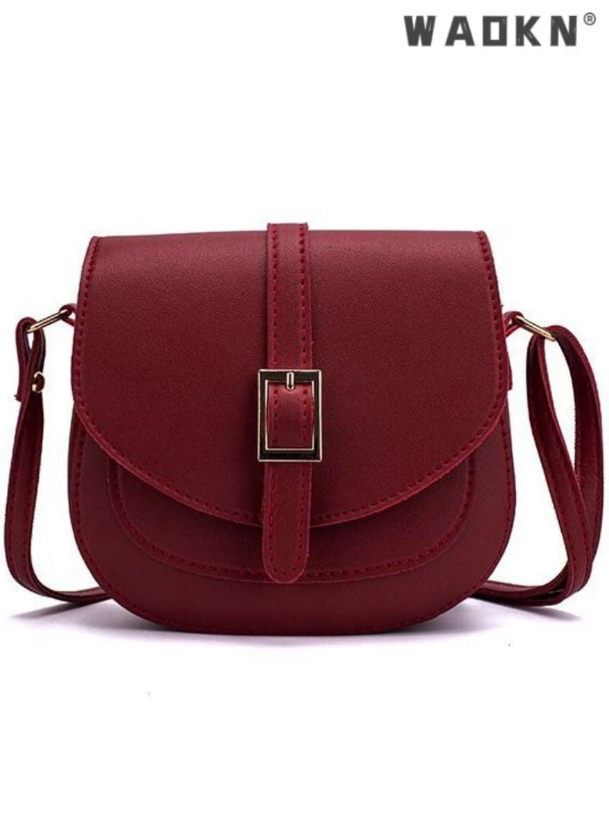 Women's Fashion Solid Color Shoulder Bag, Girls' Simple Small Bag Messenger Bag Mobile Phone Bag Coin Purse, Ladies PU Leather Crossbody Bag Sling Bag Side Bag Carry Bag