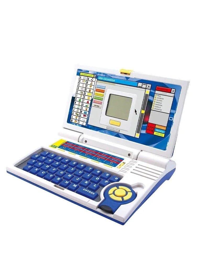 English Learner Kids Laptop – Educational Learning Computer Toy with 20 Fun Activities | Kids Educational Laptop with Music, Spelling, Math Games | Interactive Learning Machine for Toddlers Children | Early Learning Toy Perfect Gift for Boys Girls