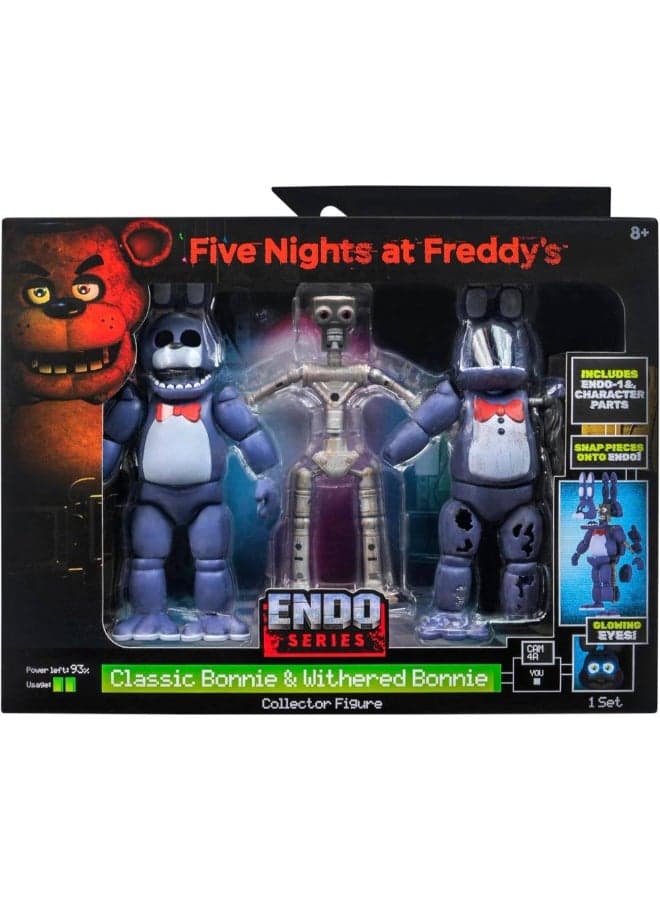 Five Nights at Freddy’s Endo Series Classic Bonnie & Withered Bonnie Action Figures Set (15.24 cm, Pack of 3)