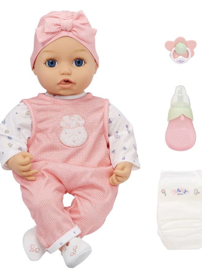 Baby Born My Real Baby Doll Annabell - Blue Eyes: Realistic Soft-Bodied Baby Doll Ages 3 & Up, Sound Effects, Drinks & Wets, Mouth Moves, Cries Real Tears, Eyes Open & Close, Pacifier