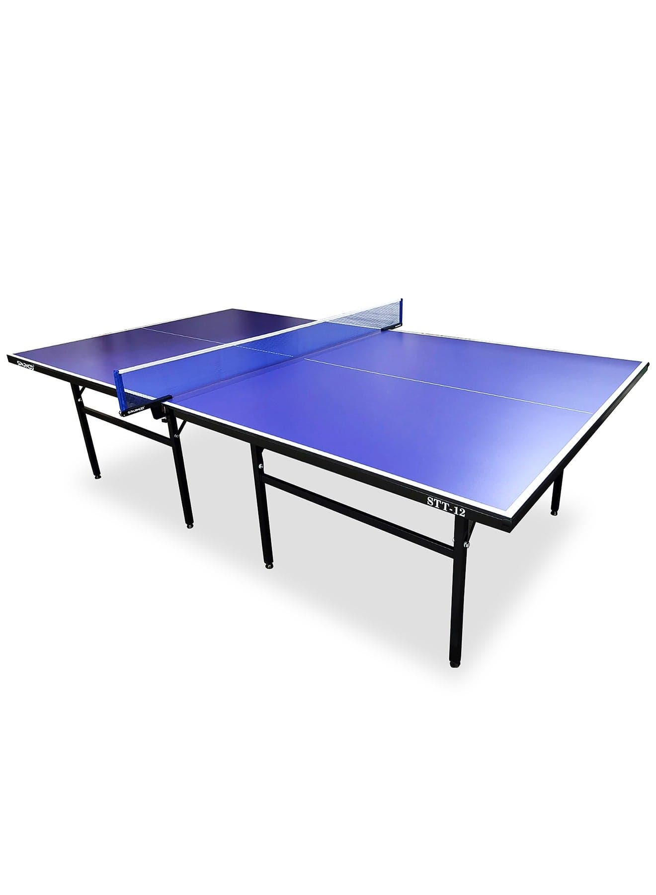 STT-12 Indoor Table Tennis Table | 12mm MDF Top with UV Protection | Rust-Proof Steel Frame | Foldable Design