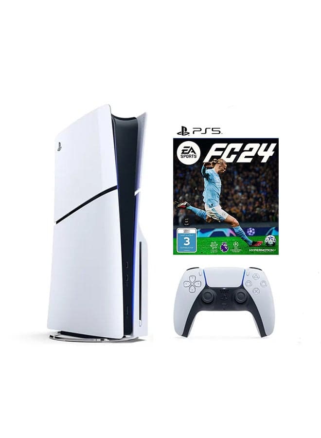 PlayStation 5 Console Disc (UAE Version) With Controller and EA Sports FC 24 - New Model 2023