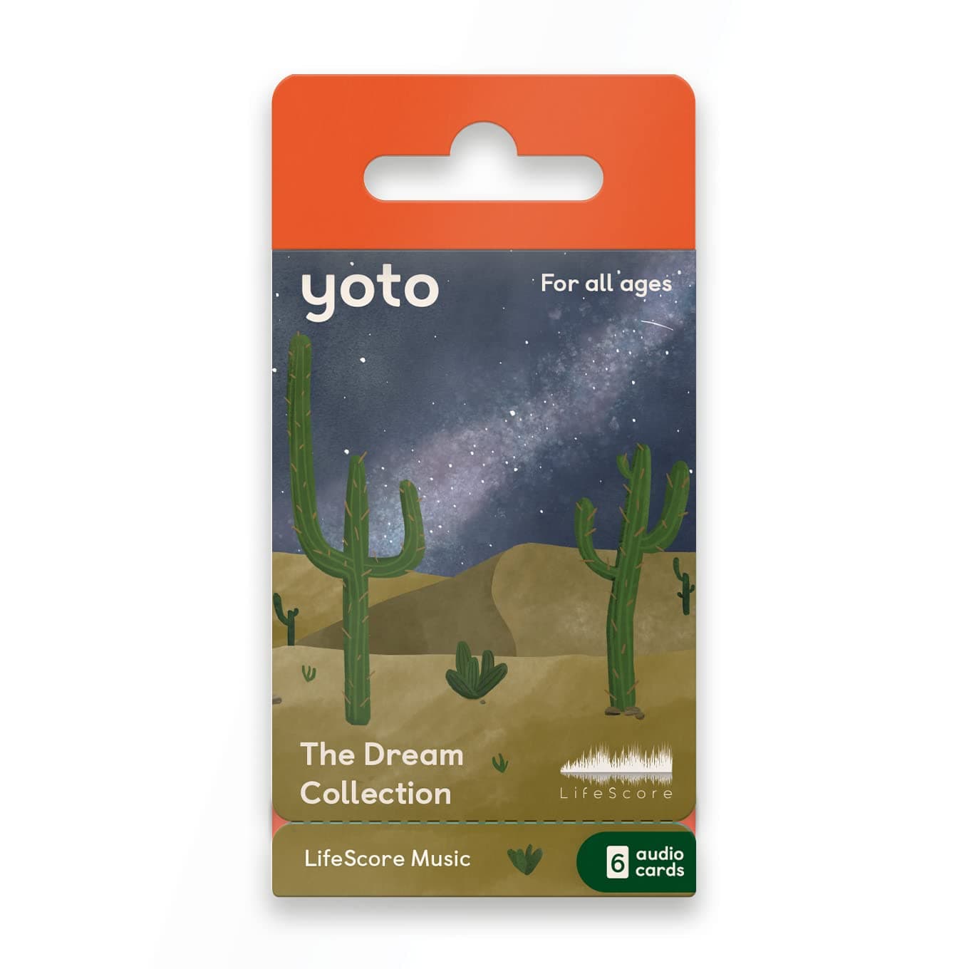 Yoto The Dream Collection by LifeScore – 6 Kids Musical Cards for Use with Player & Mini Audio Device, Educational Screen-Free Listening with Relaxing Naptime & Bedtime Music for Winding Down
