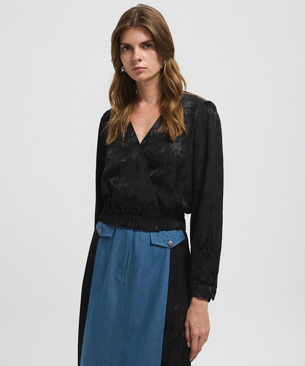 Jacquard Blouse