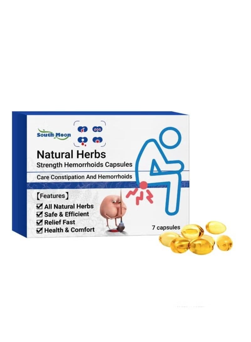 Natural Herbal Strength Hemorrhoid Capsules, Natural Hemorrhoid Relief Capsules, Hemorrhoid Suppository, Hemorrhoid Suppository, Rapid Hemorrhoid Treatment 7 Capsules