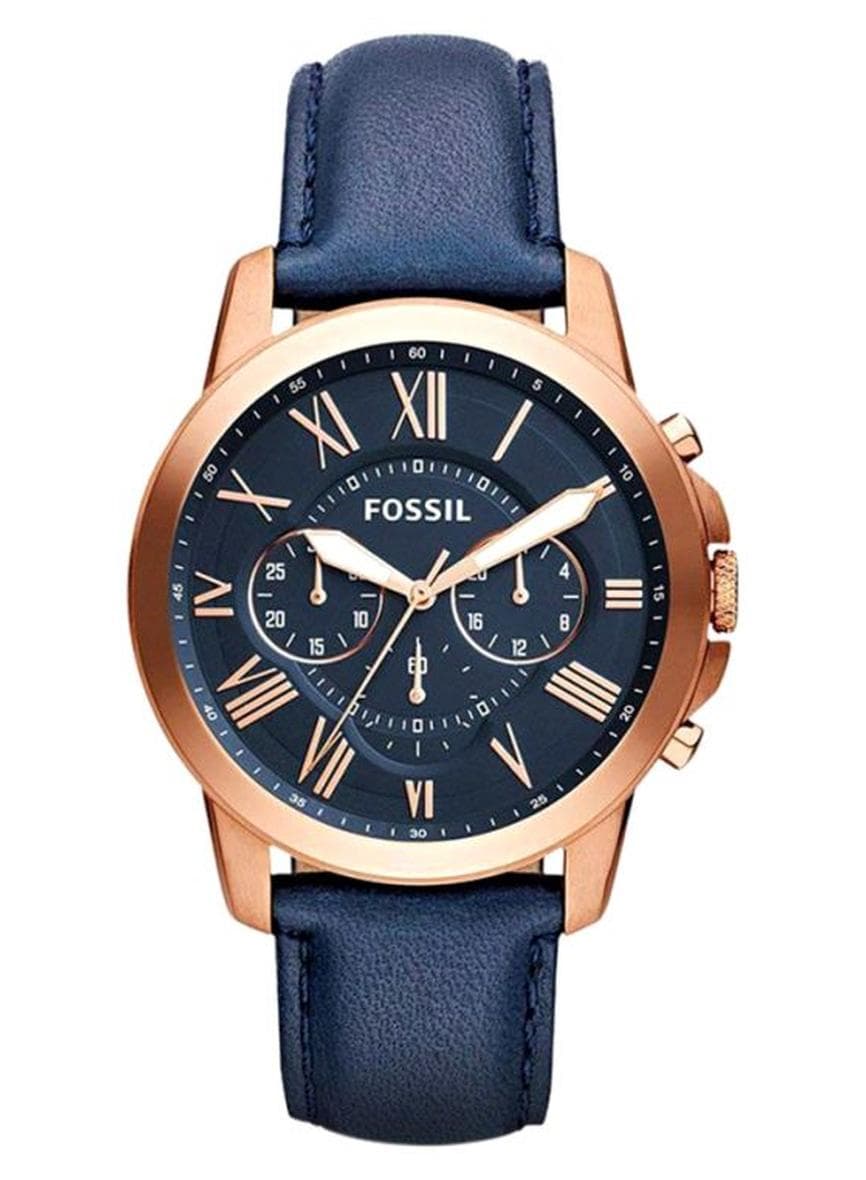 Men Grant Water Resistant Chronograph Watch FS4835 - 44 mm - Blue