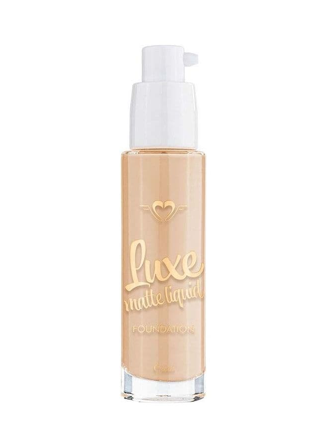 Luxe Matte Liquid Foundation Natural Buff