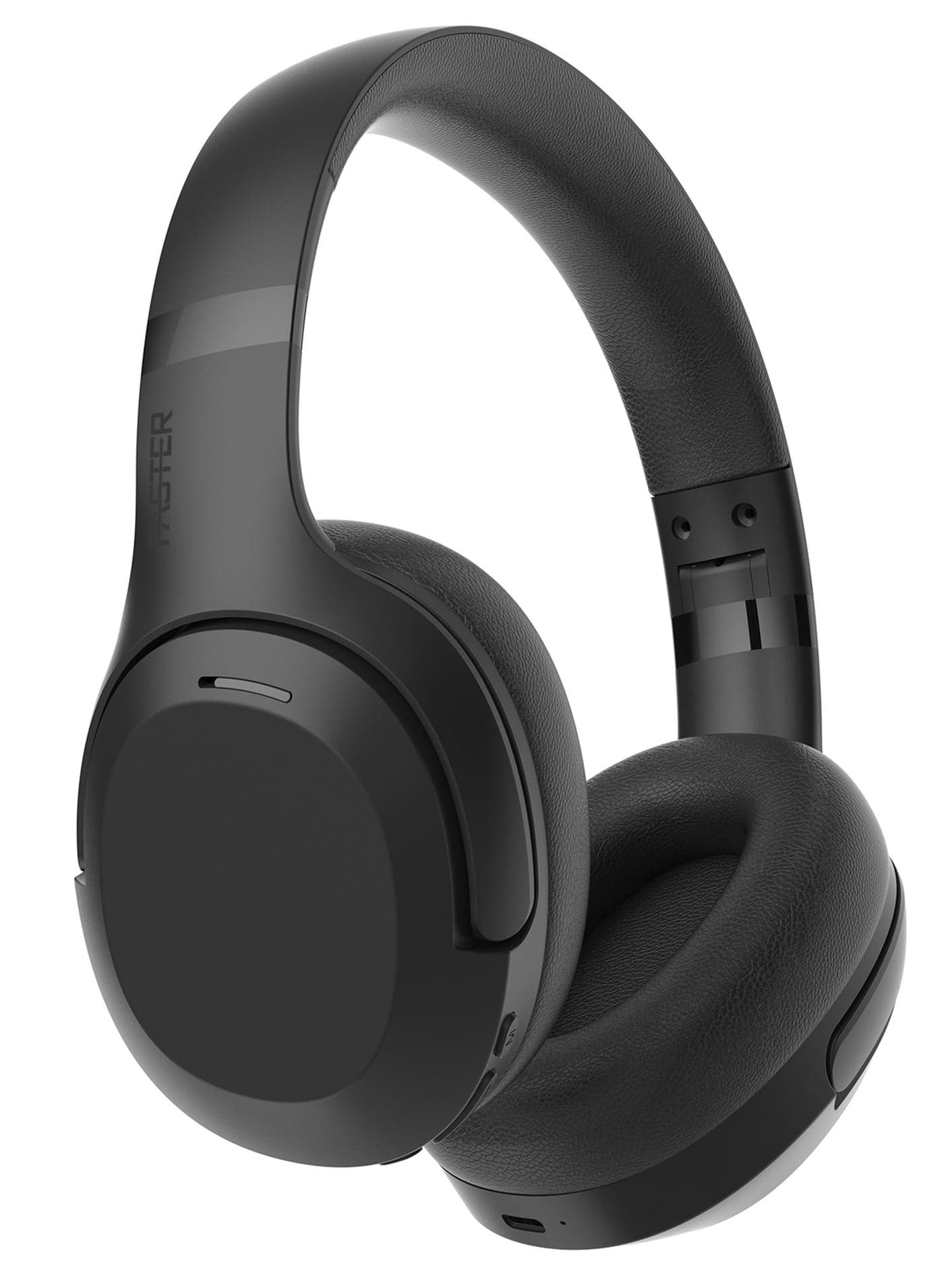 S6 Over-Ear Wireless Headphones with Microphone - Deep Bass Sound, HiFi Stereo Bluetooth Headphones - Noise Reduction, Foldable Design, 30 Hours Playtime, Lightweight Foam Ear Cups - Ideal for Travel, Work, Gaming, and TV (Black)