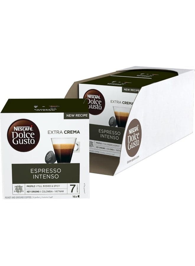 Espresso Intenso 16 Coffee Capsules 336grams Pack of 3