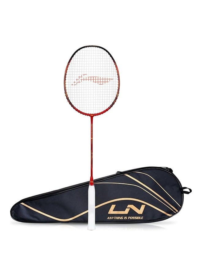 3D Calibar X Boost Badminton Racket - Red/Black (Strung)