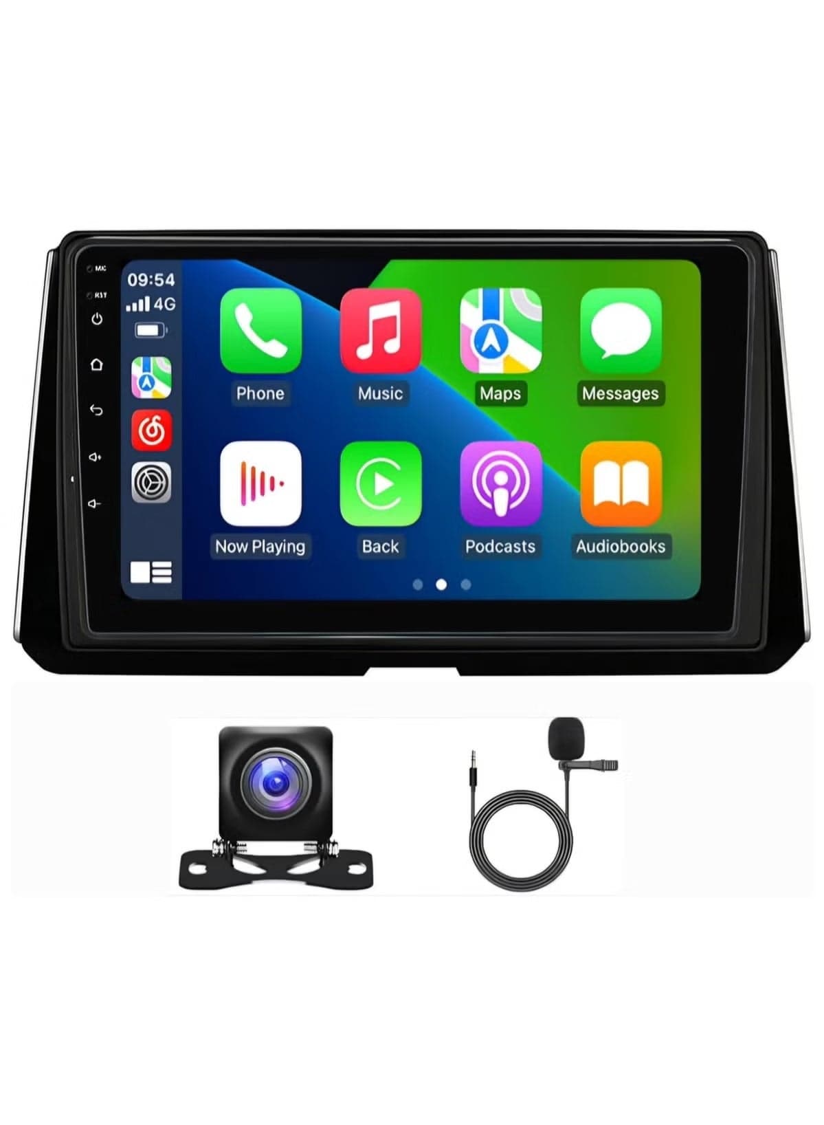 Android Screen for Toyota Corolla 2019-2021 | 4GB RAM + 32GB ROM | Wireless Apple CarPlay & Android Auto | QLED Touch Screen | DSP | GPS Navigation | Bluetooth | 4G SIM Support | AHD Backup Camera Included