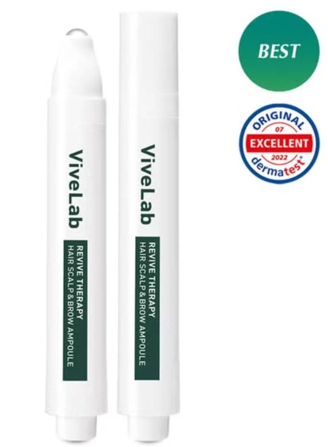 US Imported Scalp&Hair Serum for Thinning Hair by Vivelab,15ml–Clinically Tested,Nourishing Formula with Biotin,peptide. Promotes Healthy Scalp&Fuller-Looking Hair