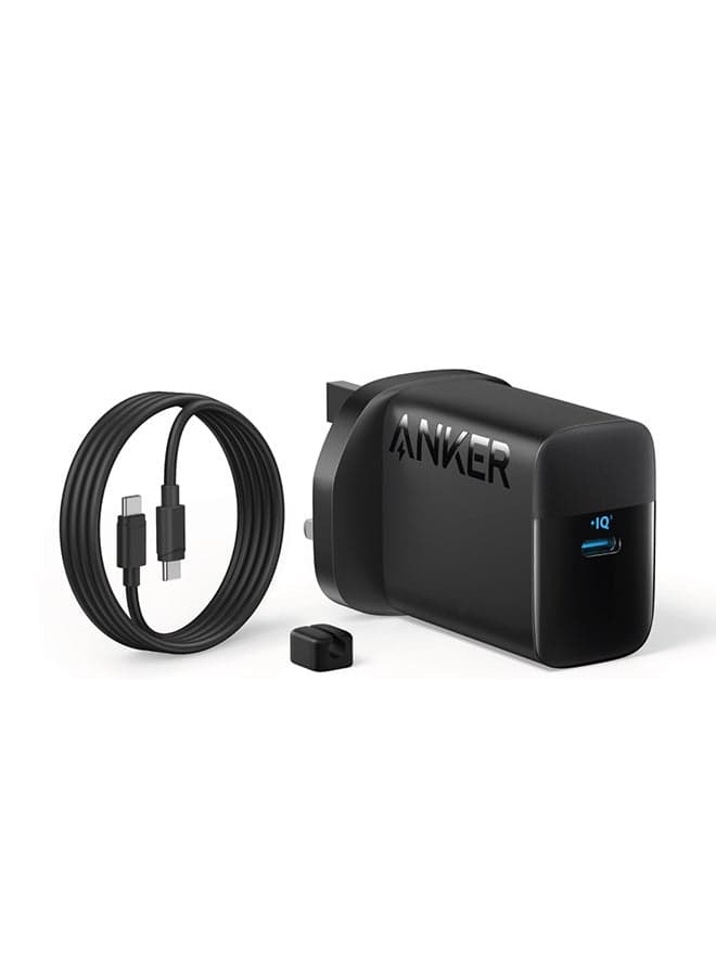 45W USB C Charger, PPS Fast Charger with Cable, Laptop Compatible, Super Fast Charging 2.0 for iPhone Series, Samsung Galaxy Series, Pixel(1.5M USB C Cable Included) Black