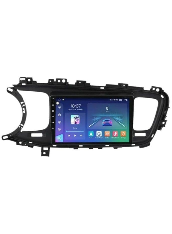 Android Car Stereo for Kia Optima 2013-2015 4GB RAM 64GB ROM Support Carplay, Mirror Link Wi-Fi BT, Radio GPS Navigation, 9 Inch IPS.QLED Touch Screen with AHD Camera Included
