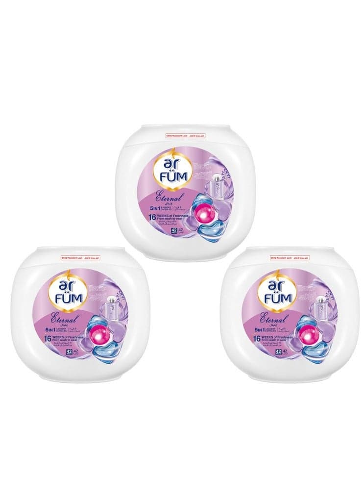 Ar Fum 5 In 1 Laundry Detergent Capsules Eternal