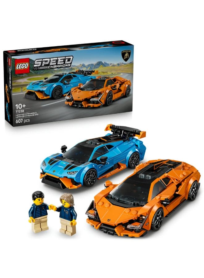 Speed Champions Lamborghini Revuelto & Huracán STO 77238 (Age 10+, 607 Pieces)