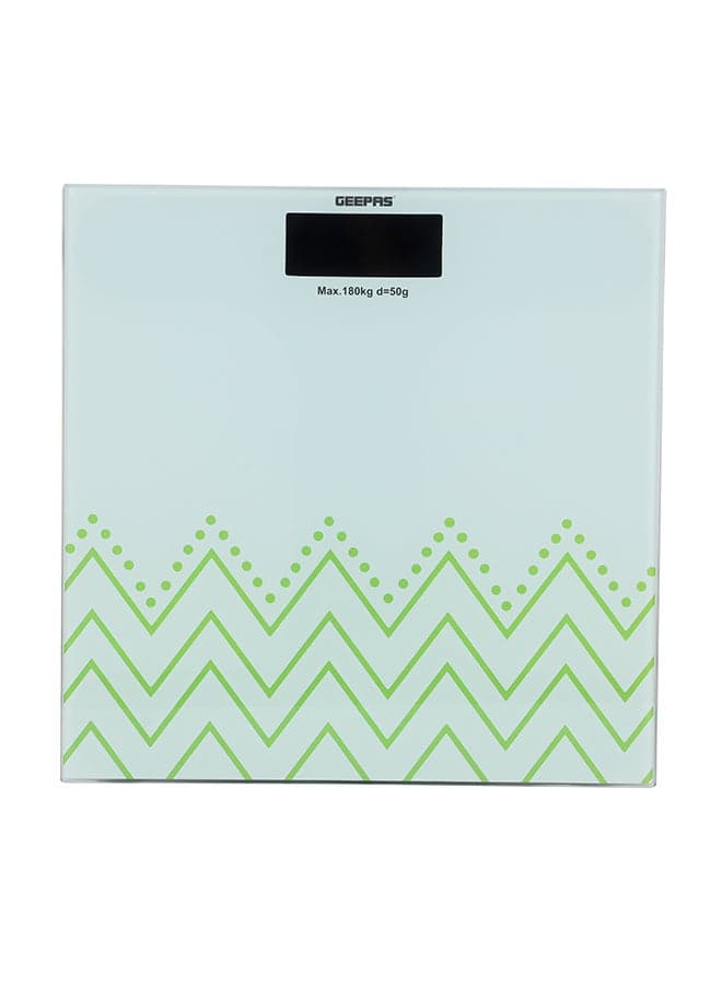 Digital Body Scale 180 Kg Capacity, Multi-Purpose Weighing Machine With Low Battery And Overload Indicator, For Human Body-Weight, Tempered Glass Top, 2 Years Warranty Gbs4208