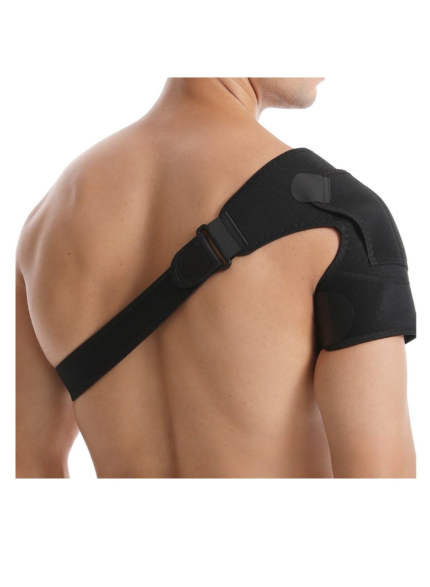 NOVOLAN Sports Shoulder Pads Sports Shoulder Support, Ice Pack Compatibility, Adjustable Pressure and Support, Enhanced Stability & Protection, Comfortable & Breathable Material, Basketball Tennis
