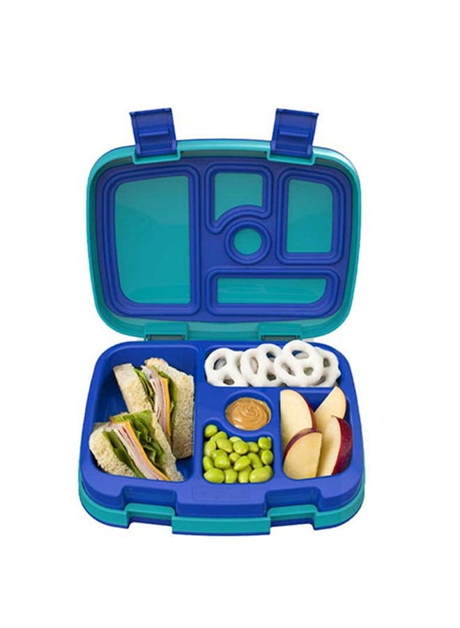 Kids Prints Leak Proof, 5 - Compartment Bento - Style Kids Lunch Boxideal Portion Sizes For Ages 3 To 7 Bpa - Free, Dishwasher Safe , Food - Safe Materials - Sharks