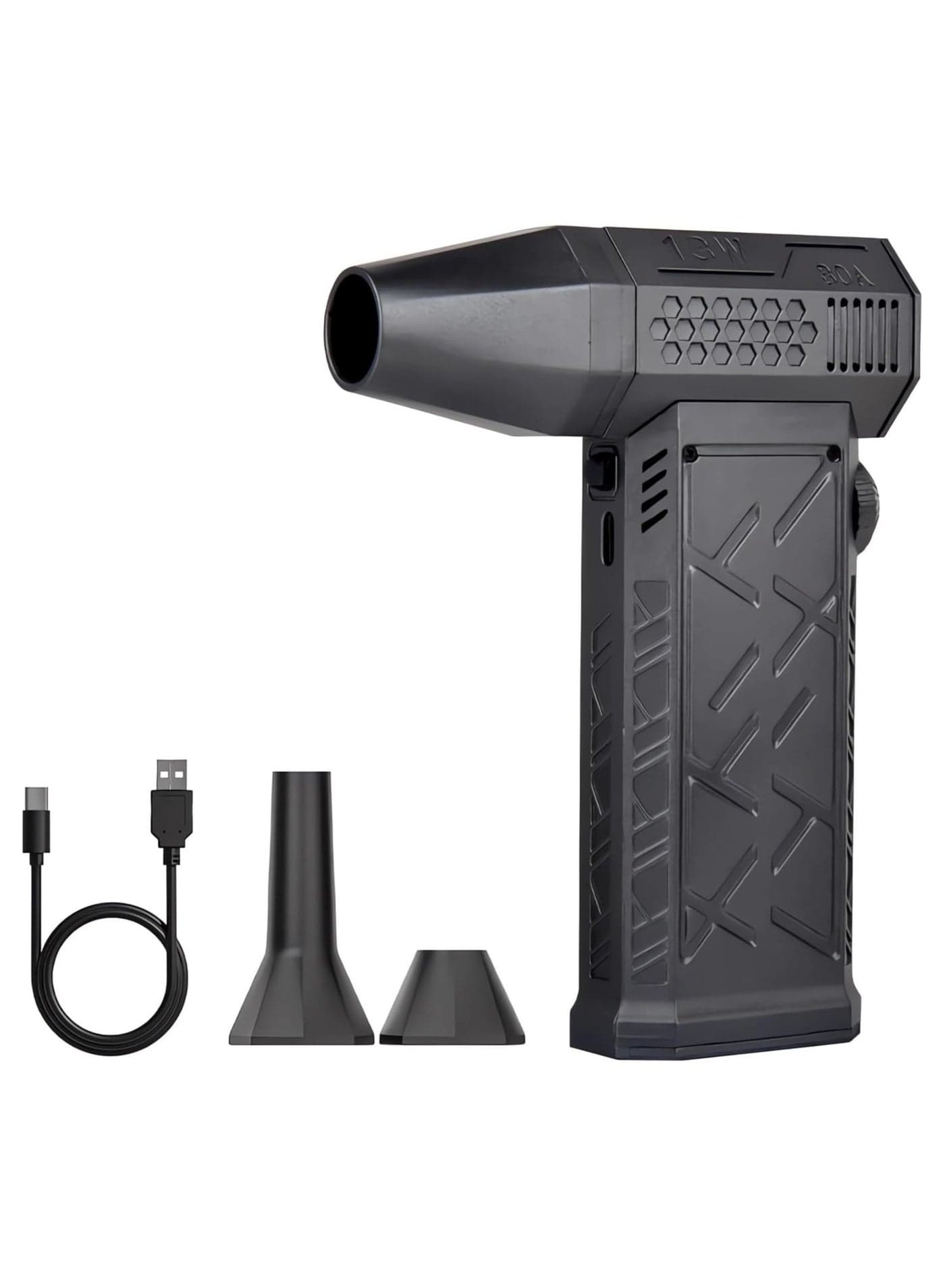 Compressed-Air-Duster-Mini-Blower- Turbo Fan- 130000RPM Electric Duster- Keyboard Cleaning kit- No Canned- Replace Compressed air can- Jet Dry Blower-Car Dryer air Blower- Pc dusters for Cleaning