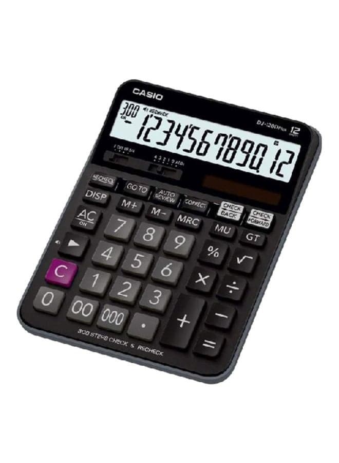 DJ-120D Business Calculator Black/Grey/White Multicolour