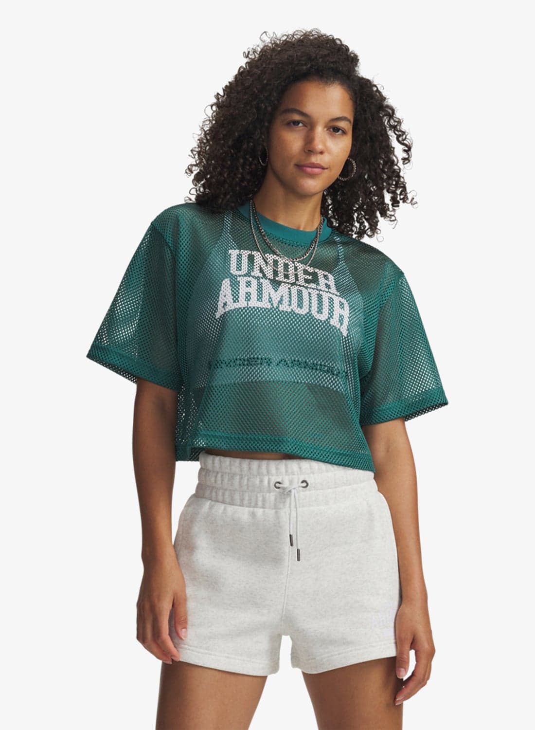 Football Mesh Cropped T-Shirt