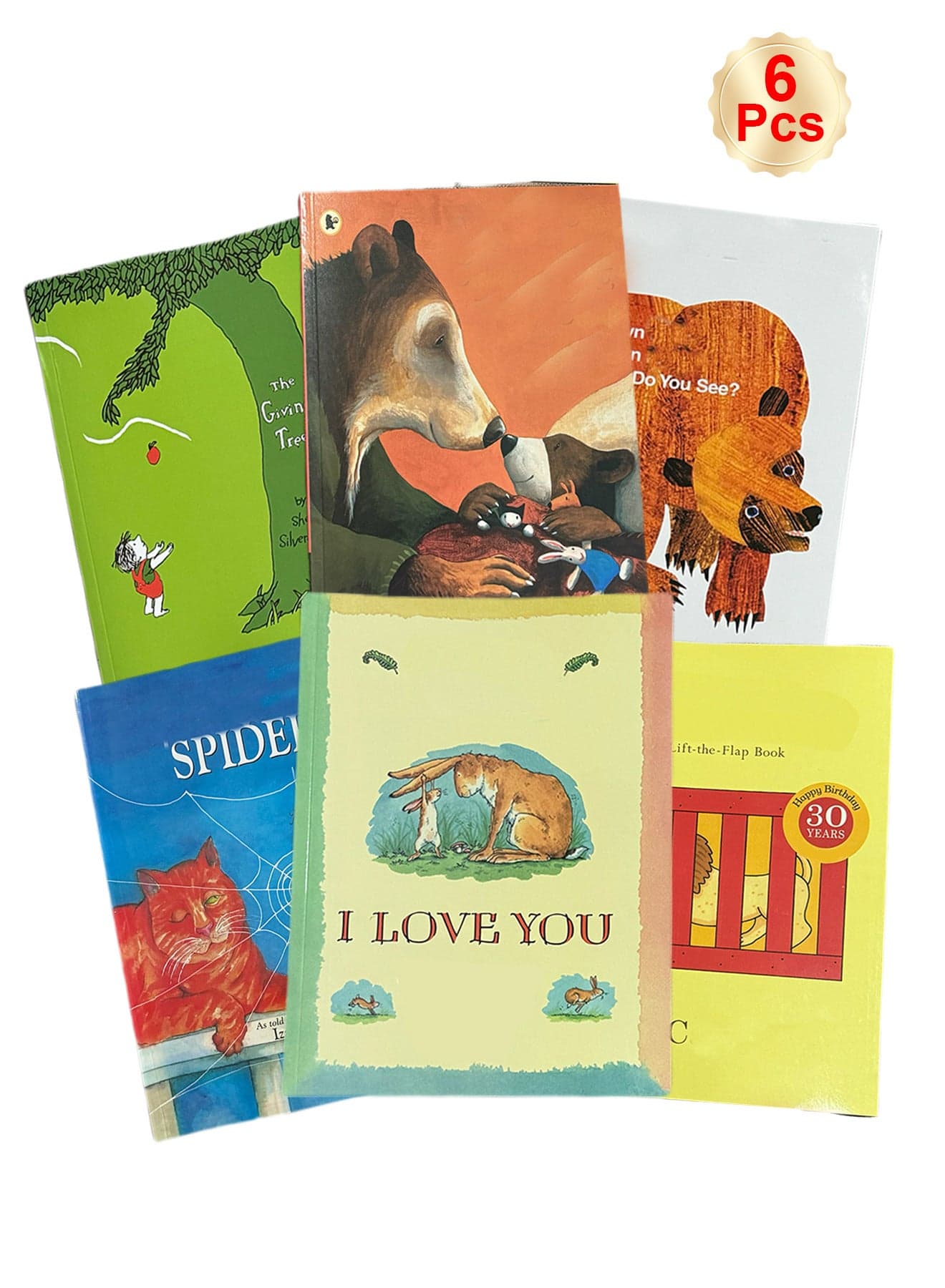 6 Pieces Bedtime Storybook Collection Color Books For Kids Children Early Development English Story Books Gift