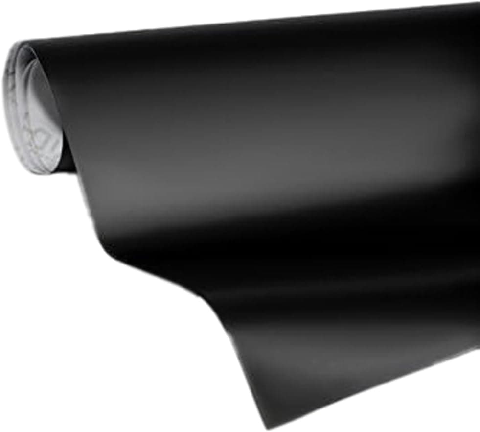ARS Matte Deep Black Car Wrap Vinyl Roll 60x3 ft with Air Release Feature 60 cmx10 ft