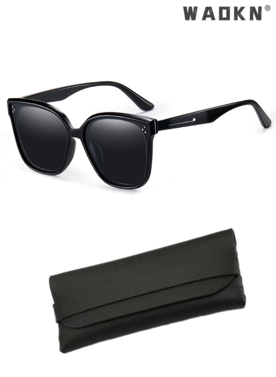 Polarized Sunglasses for Women , Classic Driving Ladies Sun Glasses, Fashion Shades for Womens Outdoor 100% UV400 Protection,Fashion Anti-Glare Sun Shades for Driving, Fishing, Traveling 56mm