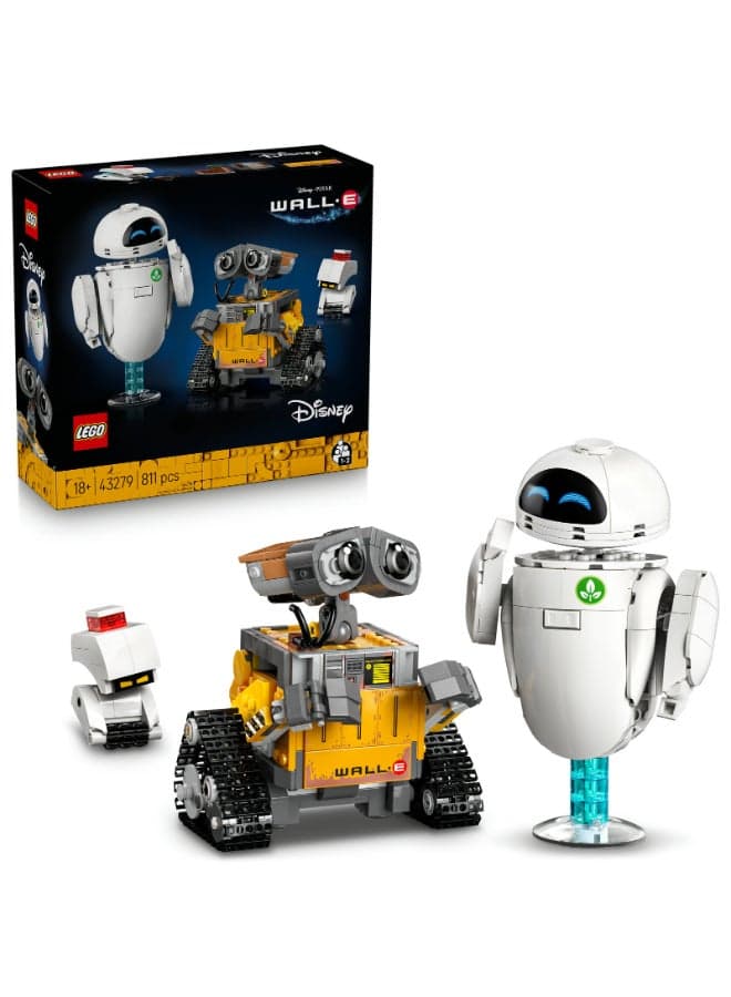 LEGO Disney and Pixar WALL-E and EVE 43279 Building Set (811 Pieces)