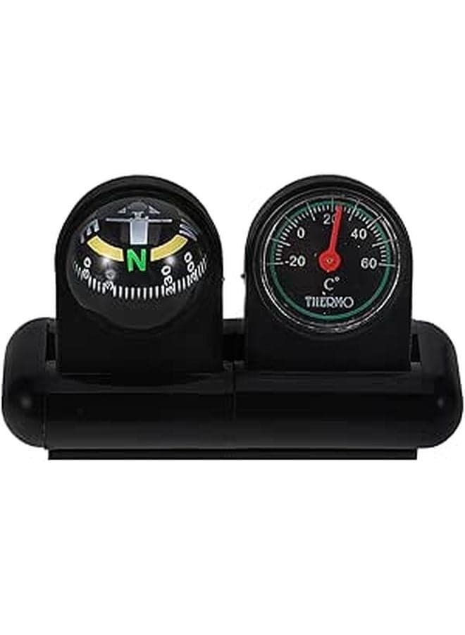 High Accuracy Car Dashboard Compass Thermometer for Boat Motorcycle Navigation Temperature Tracking