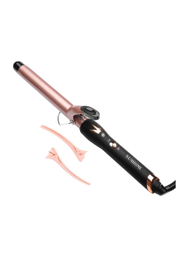 Professional Hair Curler 25mm ,Curling Iron Gold/Black 400ml