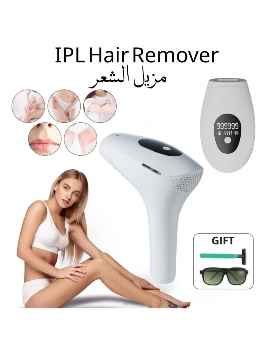 Best IPL Laser Hair Removal Device 9000 – Painless Permanent Hair Removal Machine for Women & Men