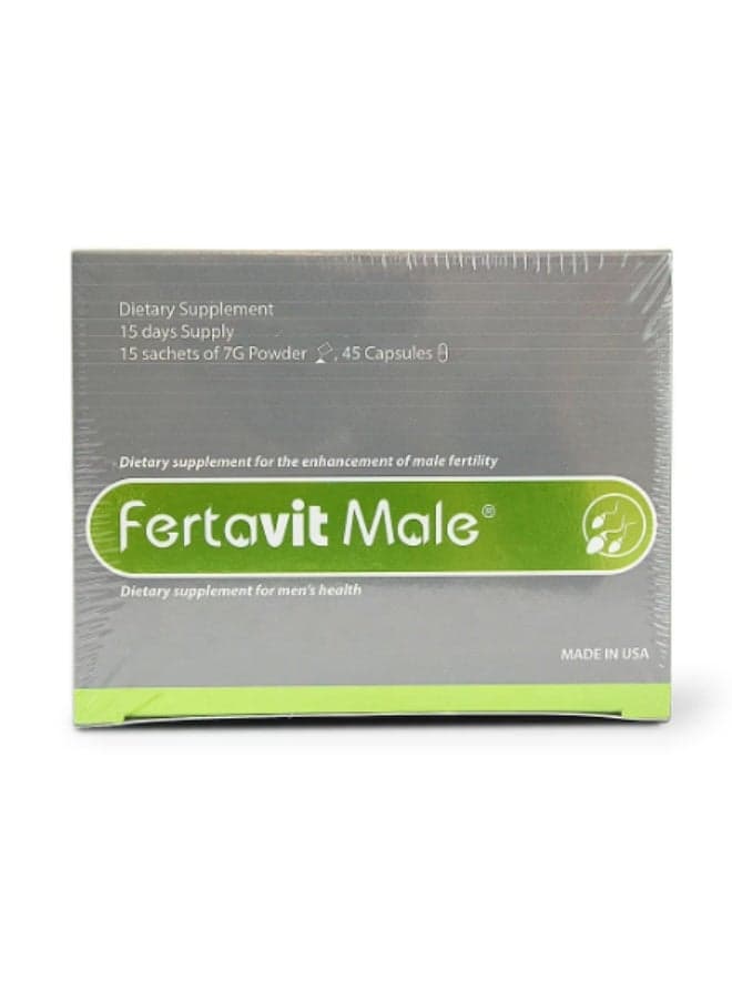 Fertavit Male Plus Powder 105g + Capsule 45s