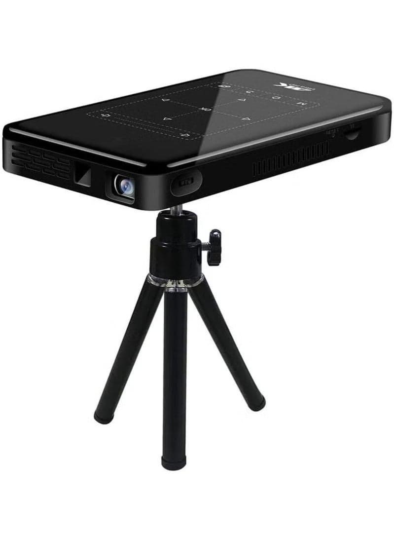 BP09 Portable Rechargeable 4K Mini Projector – Ultra HD LED Smart Android Projector with Bluetooth, Keystone Correction & WiFi for Home Cinema, Streaming, Office Presentations & Outdoor Movies