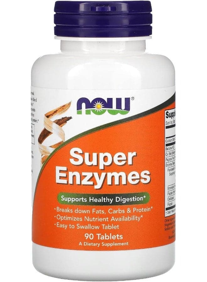 Super Enzymes Digestion Supplements - 90 Capsules
