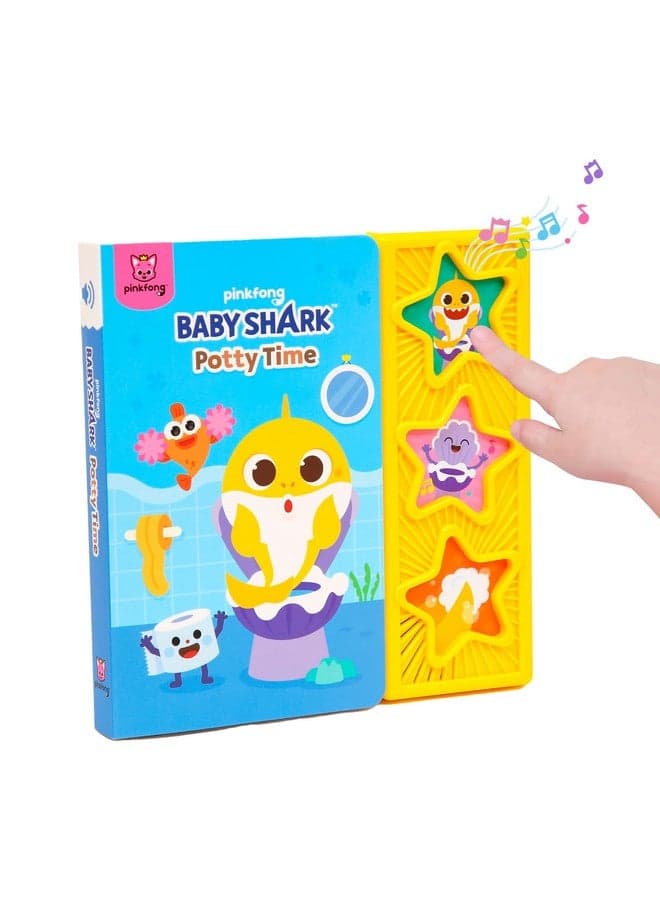Pinkfong Baby Shark Potty Time Sound Book: Interactive Potty Training StorybookㅣBaby Learning Toys l Interactive Electronic Educational Learning for Preschoolers and Toddlers 1-3