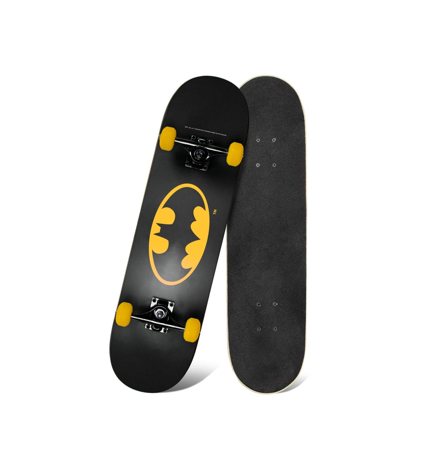 Spartan Batman Begins Skateboard for Kids and Teens | 31" 9-Ply Maple Wood Deck | 5" PP Trucks | 50x30mm PVC Wheels | ABEC 5 Carbon Steel Bearings | Supports Up to 50KG | SP-1011