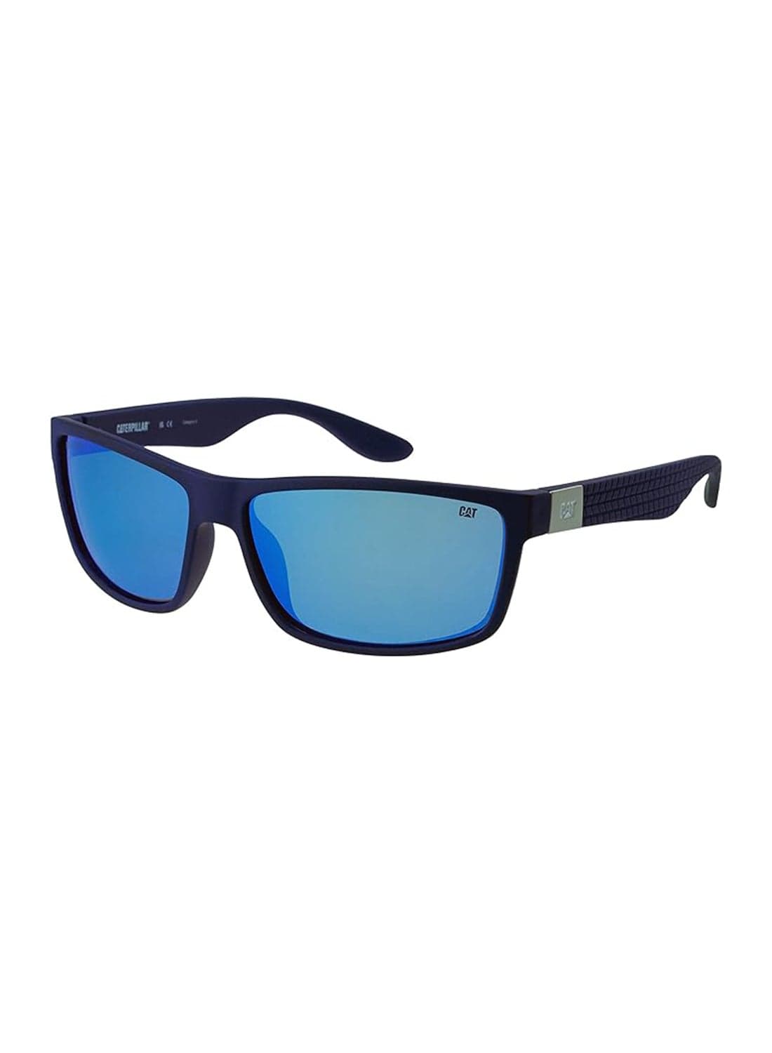 Men CTS-8018 Polarized Wrap Sunglasses Blue 61mm