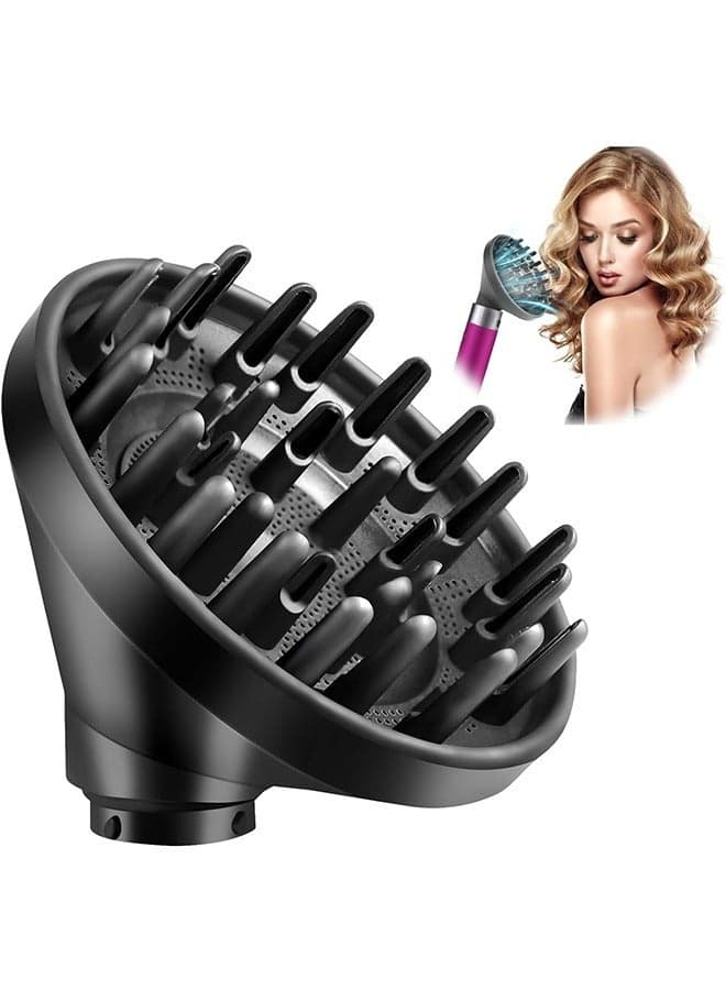 Portable Hair Diffuser Attachment for Dyson for Airwrap HS05 HS03 HS01, Hair Dryer Diffuser Nozzle Converting for Airwrap Styler To Hair Dryer