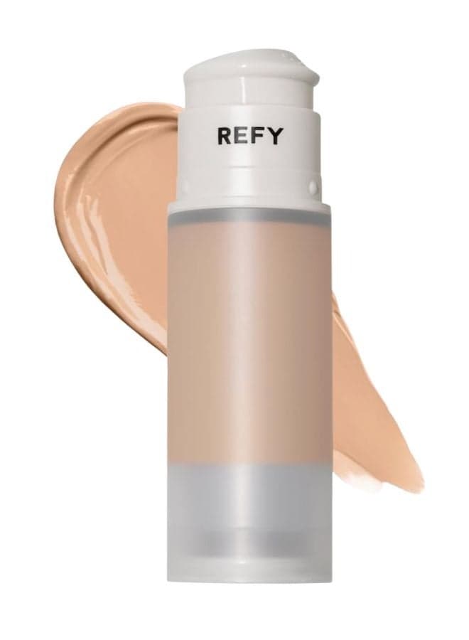 REFY Skin Base Hydrating Gel Skin Tint with Hyaluronic Acid 160W – Light to Medium with Warm Tones, Lightweight Hydrating Skin Tint 1 oz / 30 mL