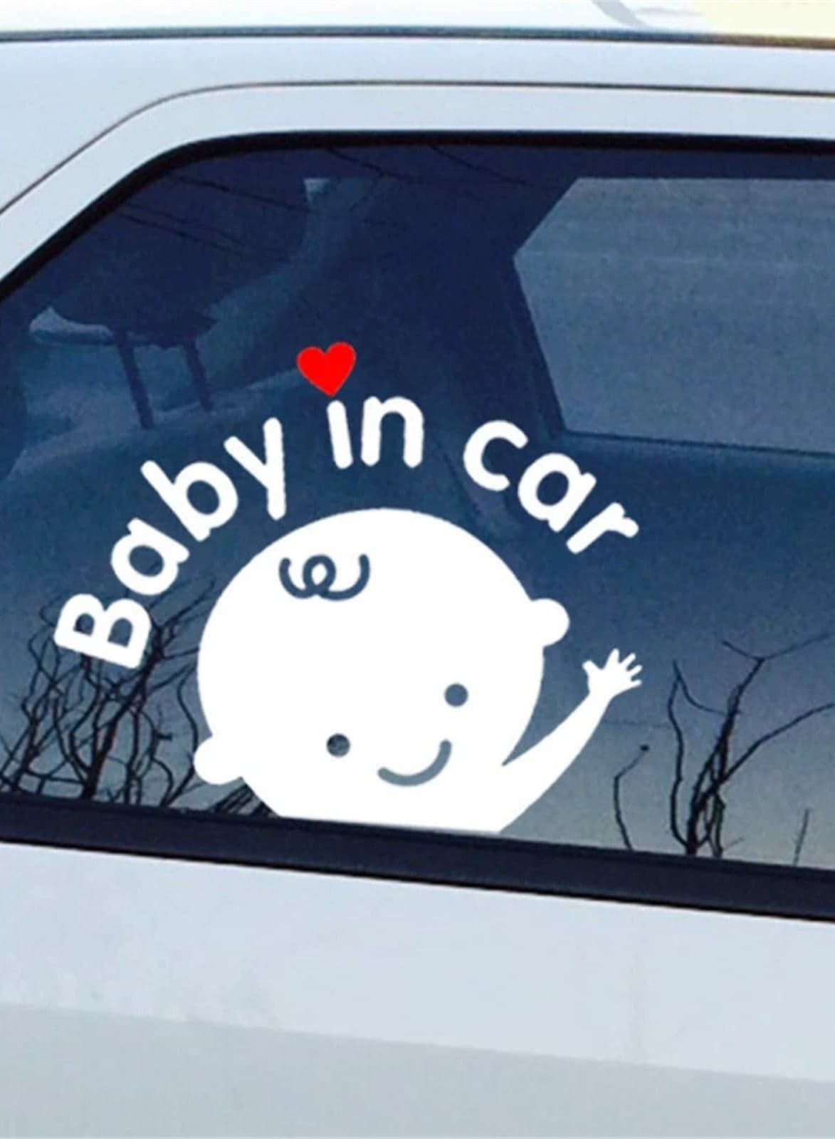 Baby in Car Sign Decal Baby on Board Stickers Window Bumper Decoration