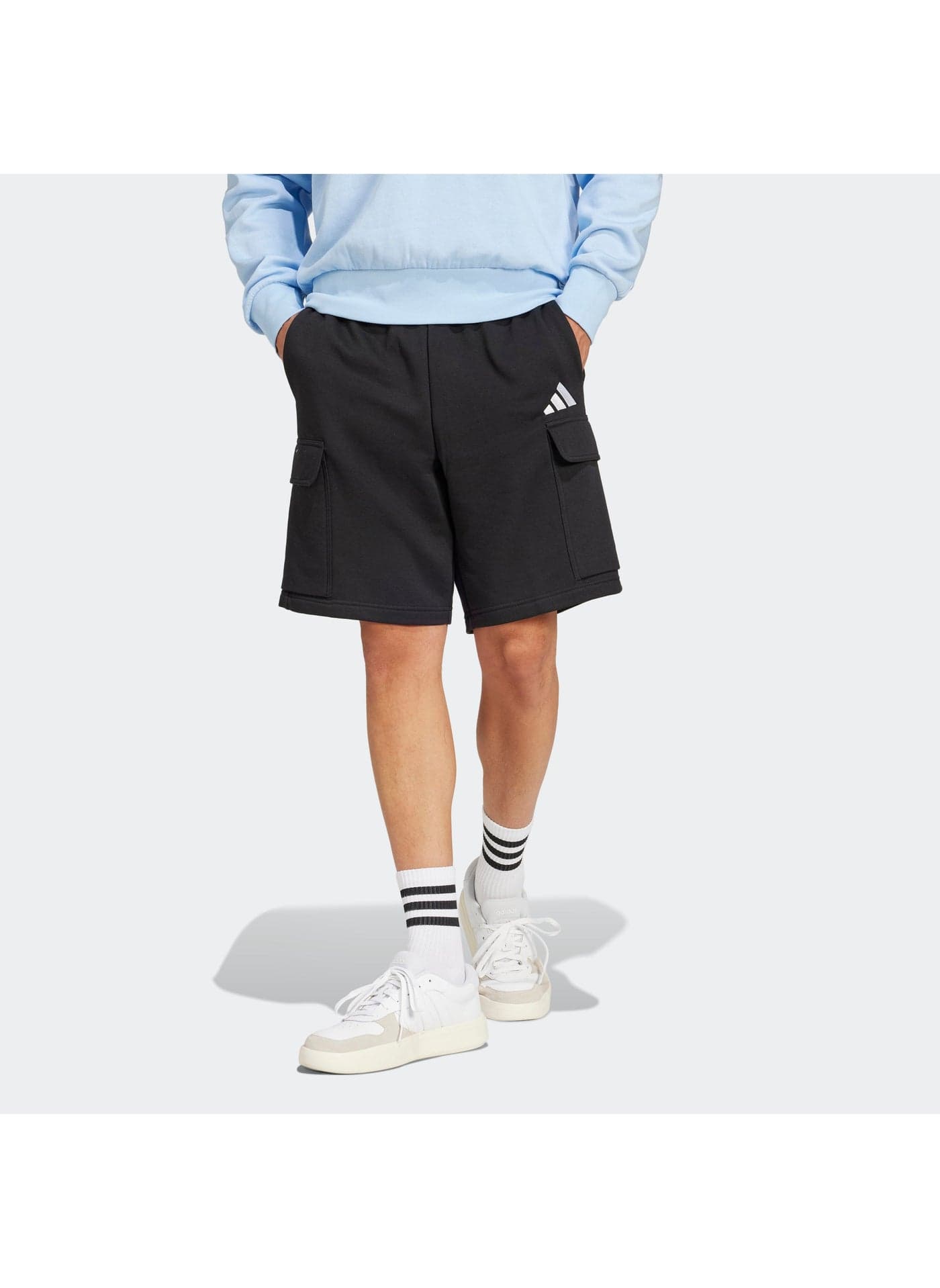 Essential Fleece Cargo Shorts