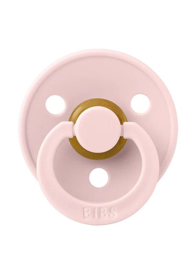 BIBS Pacifier DeLux (Latex) Size 1, Baby 1-piece - Pink