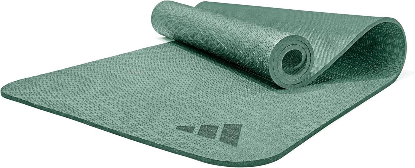 Adidas Yoga Mat 10mm Legend Ivy – Thick Non-Slip Cushion Mat for Stability & Comfort
