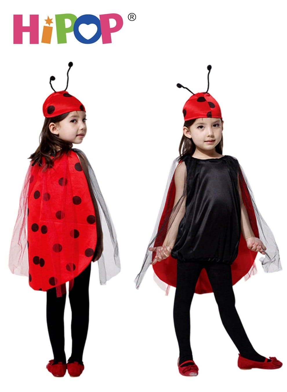 Ladybug Costume for Girls 105-115cm,Role Cosplay for Party